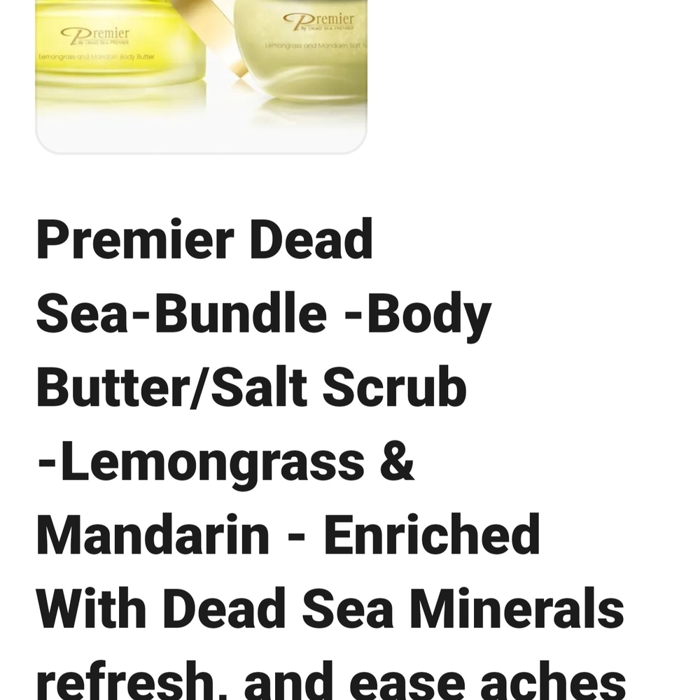 Premier Lemongrass & Mandarin Exfoliant Set